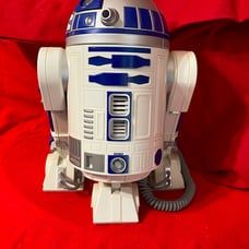 Vintage 1997 Star Wars R2-D2 Telephone Landline Telemania w Push Button Handset