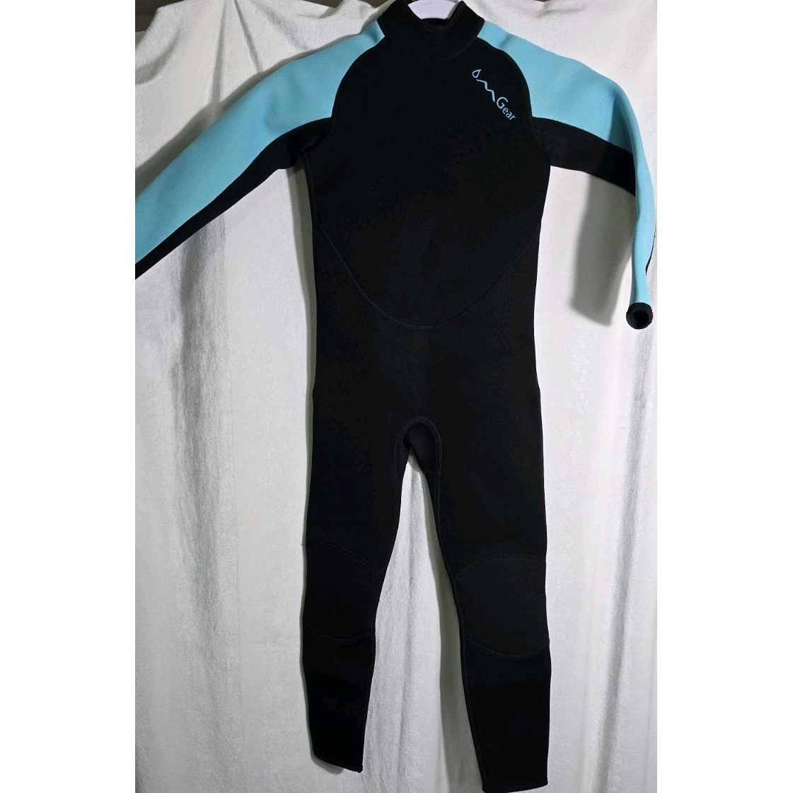 OMGear Wetsuit Unisex Size 10 Black Neoprene Full Body Scuba Diving Snorkeling
