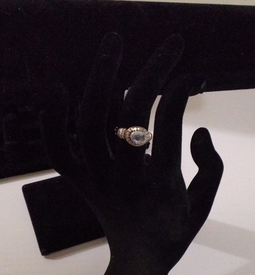 925 Sterling Silver Stamped Women's Ring Size 6