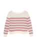 Victoria’s Secret Pink Cambridge Valentine Off Shoulder Sweater White Red L NWT
