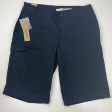 DKNY Black Cuffed Bermuda Short Size 8 NWT Women’s