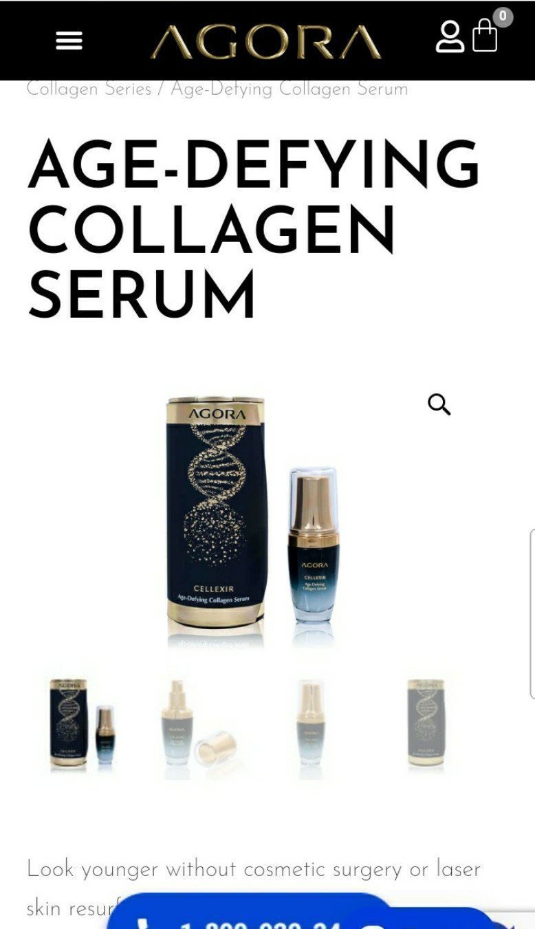 Agora Cellexir Age-Defying Collagen Serum