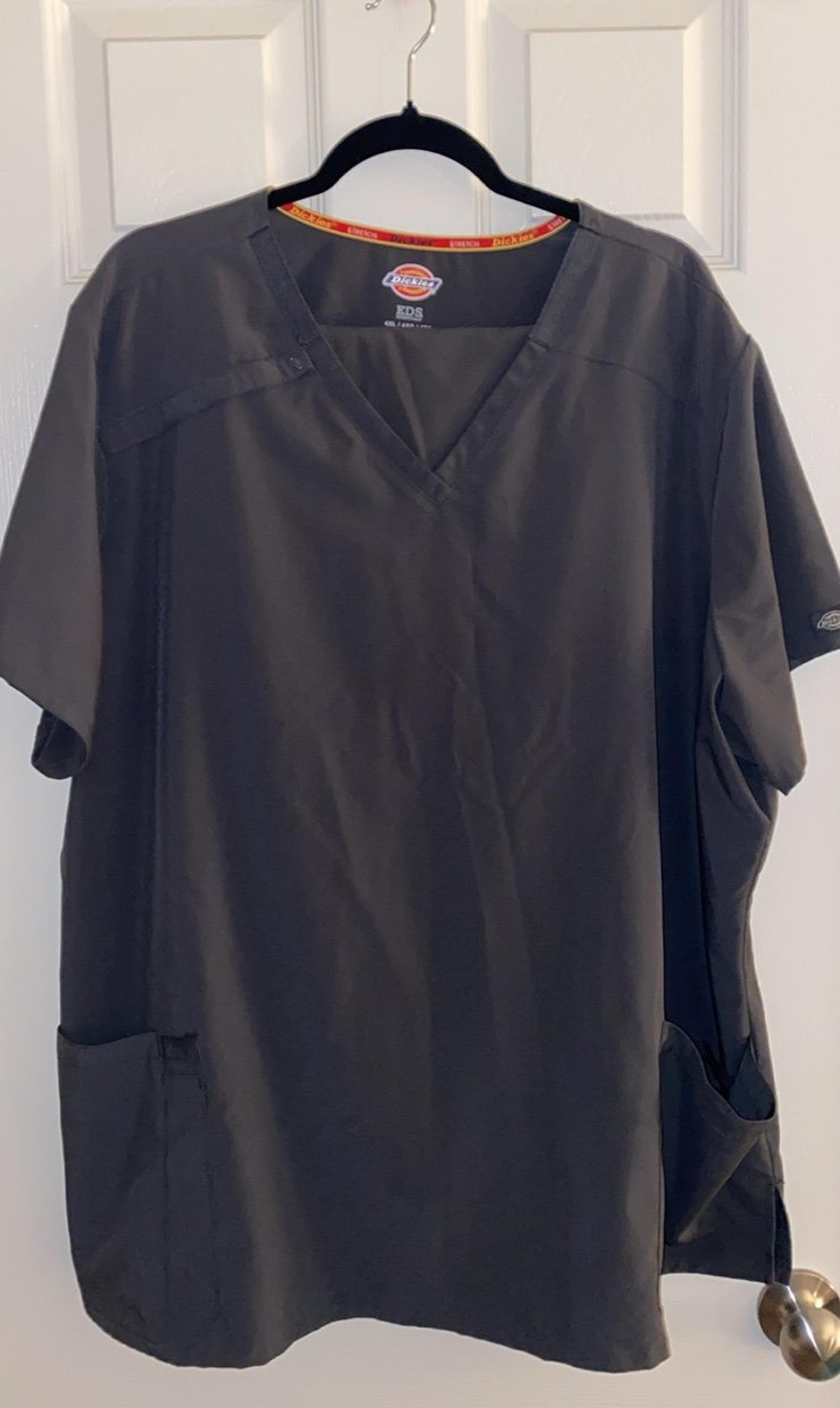 Dickies pewter gray scrub set 3X/4X
