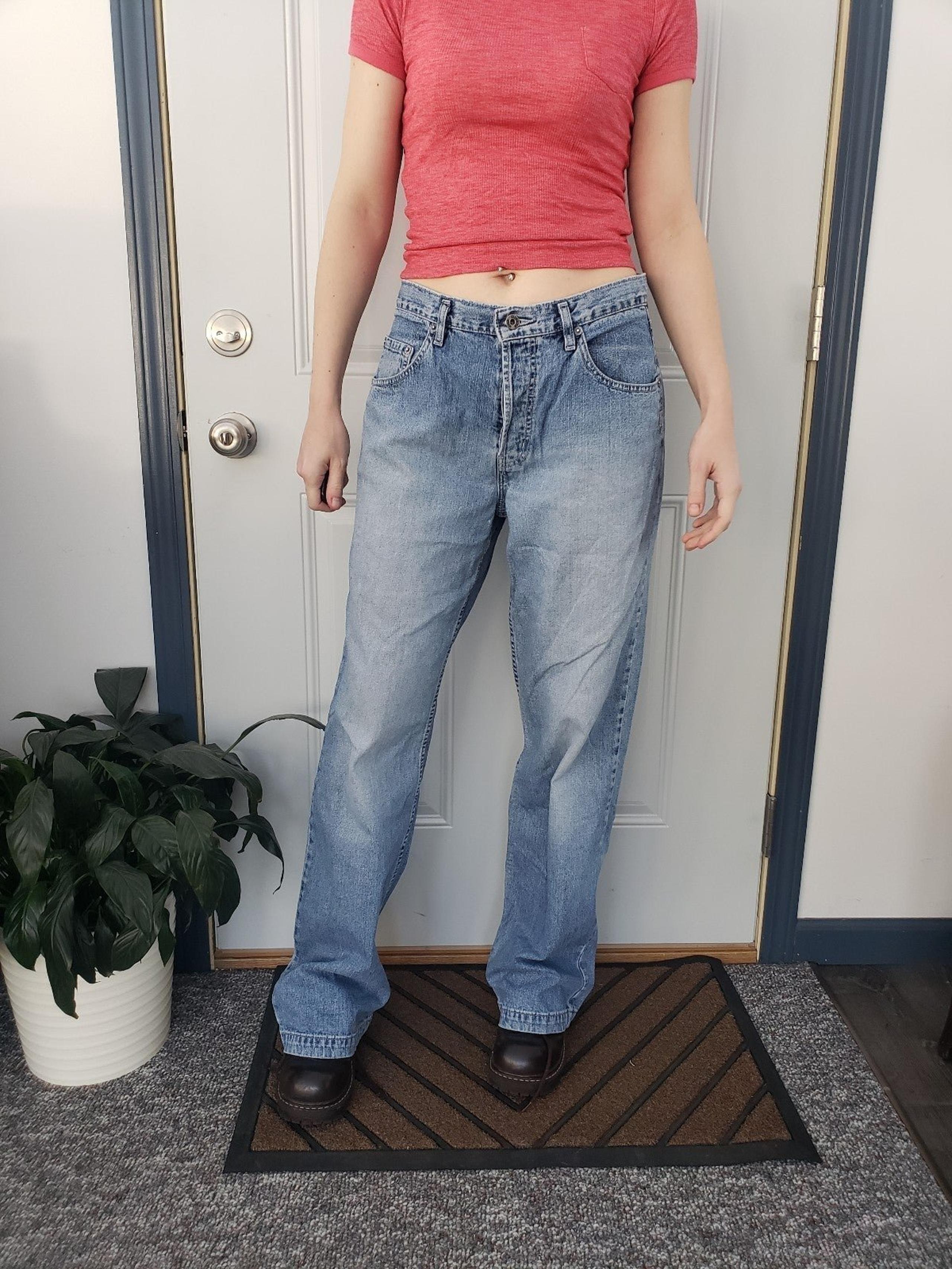 90s/Y2K Silver Jeans "Big Fit" Wide Leg Jeans