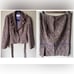 Valentino Wool Tweed Knitted Suit Jacket & Skirt size 44/8