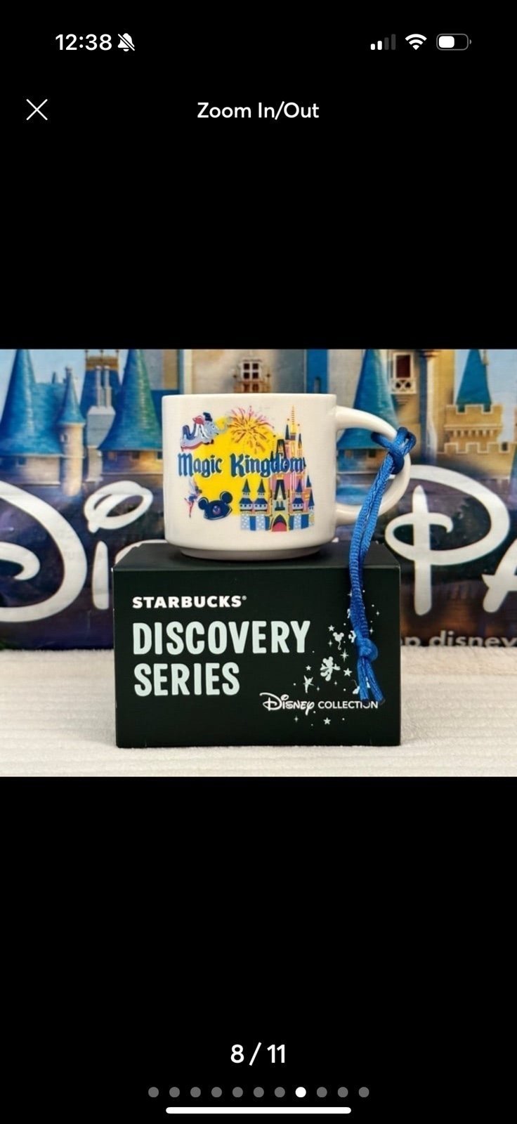 Starbucks Disney World MAGIC KINGDOM 2oz Mug
