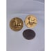 Flying Horse of Kansu Gold Plated Cuff links 1974 Alva Museum Replicas Vintage