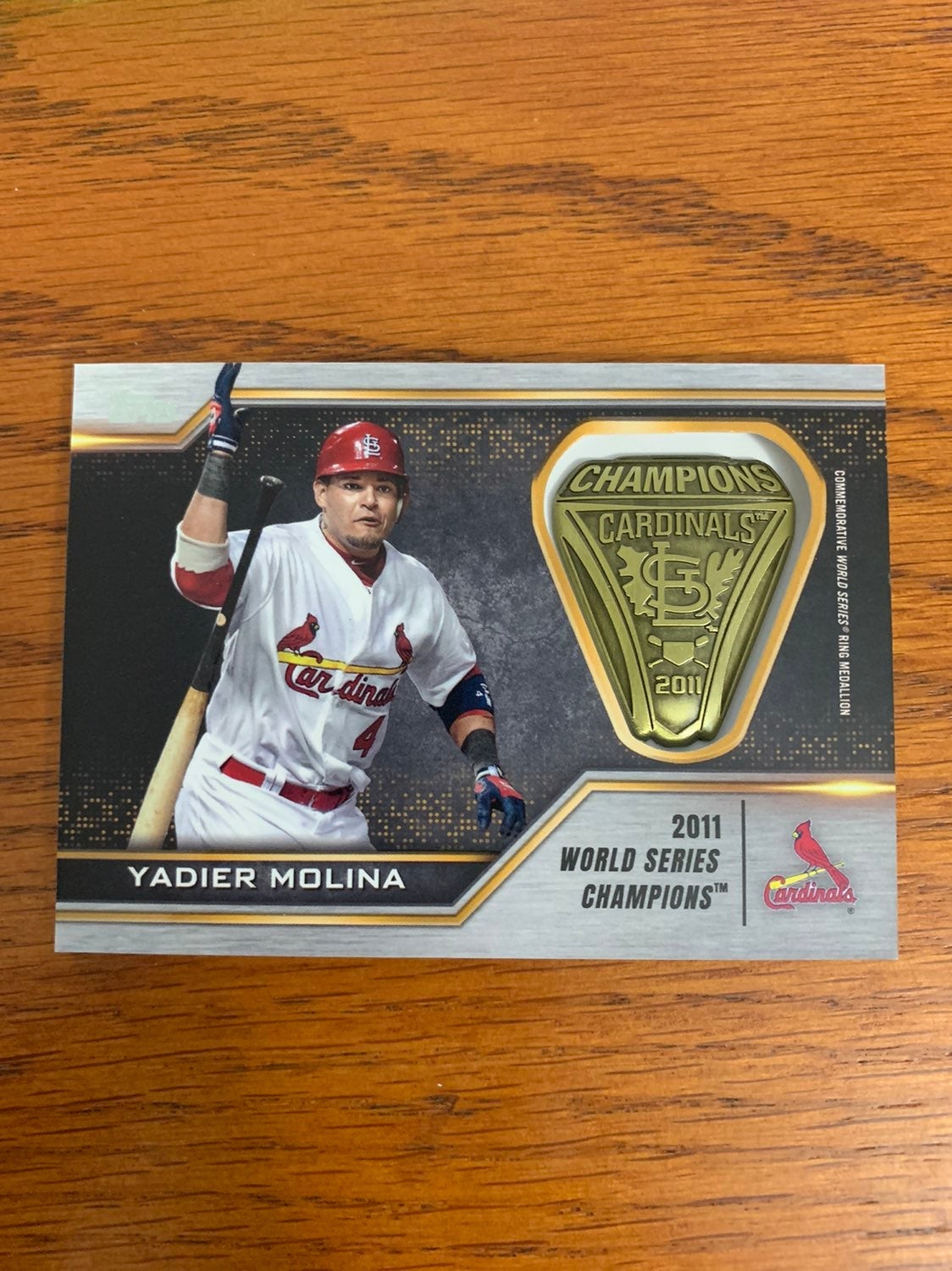 Yadier Molina World Series 2021 Relic