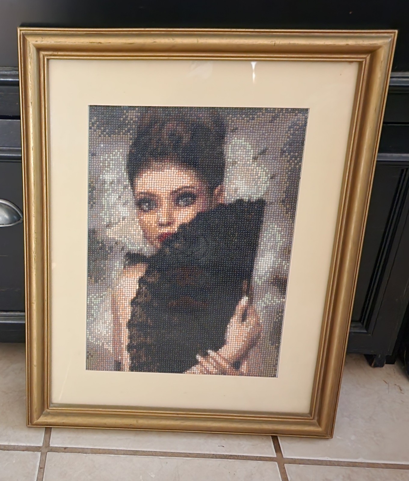 16 X 20: 5D Diamond Painting Brown Eye Beauty