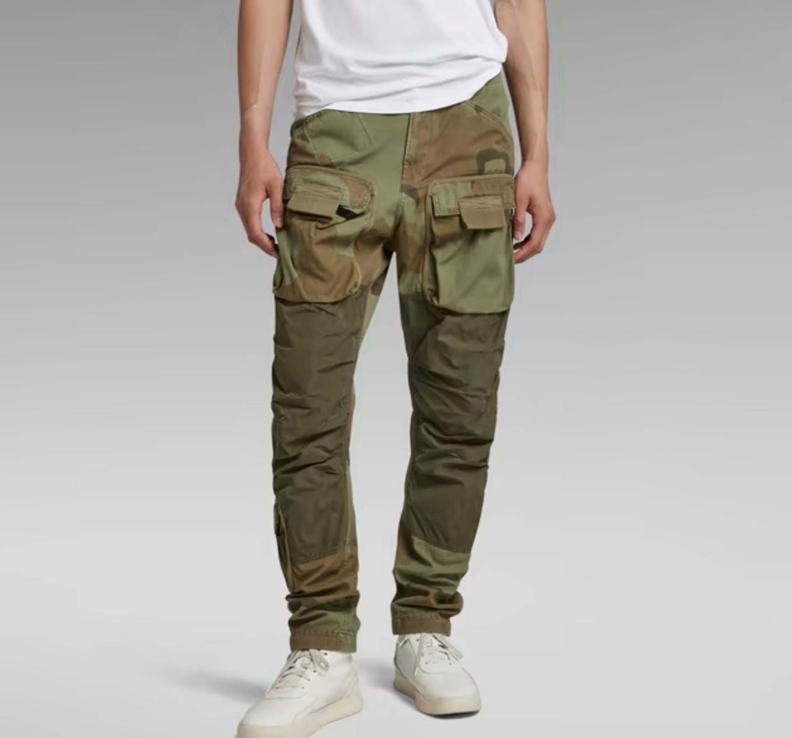 G-Star RAW Men's 3D Regular Tapered Cargo Pants, Multi Color,