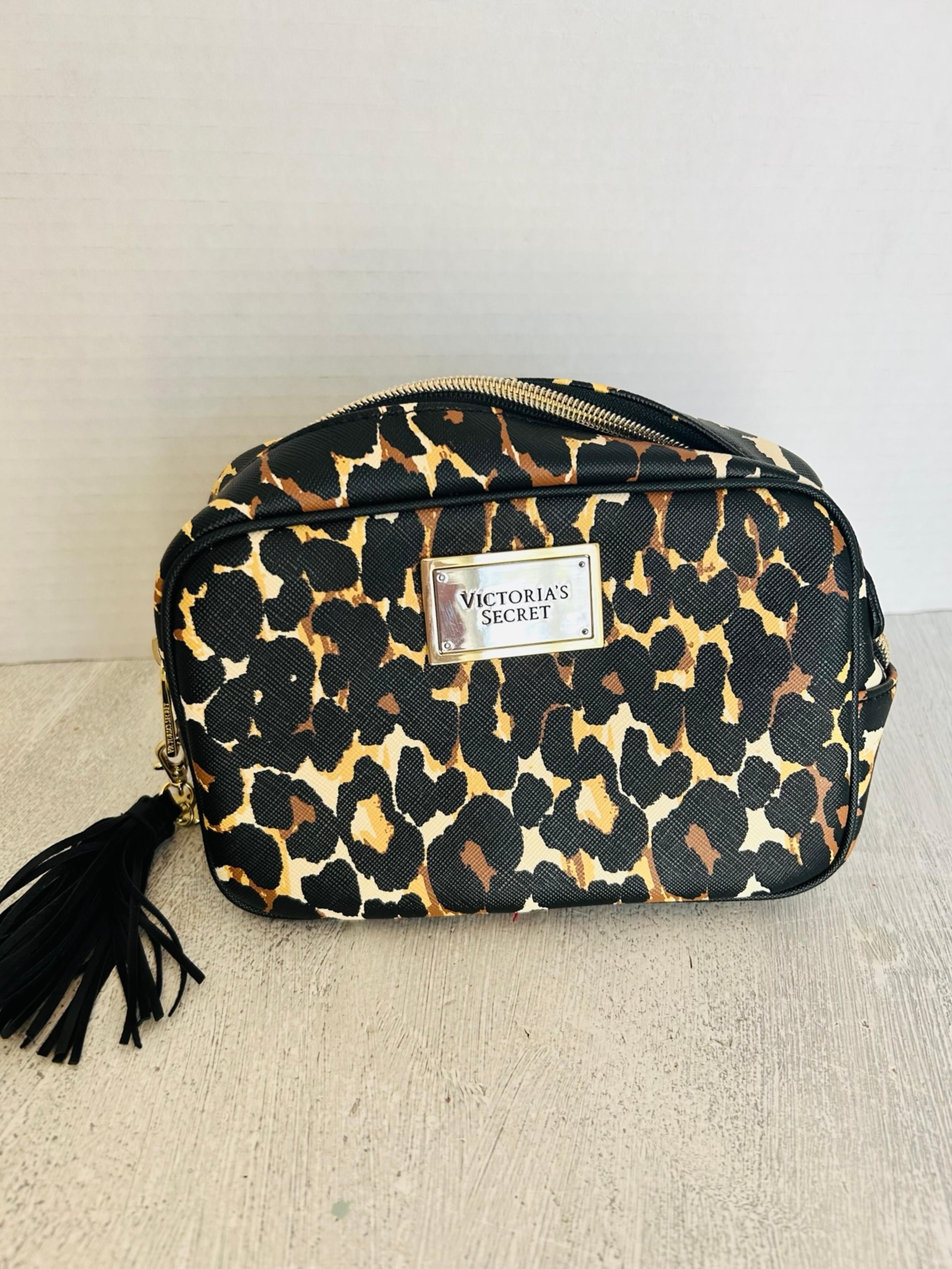 Victoria Secret Cheetah Print Cosmetic Bag
