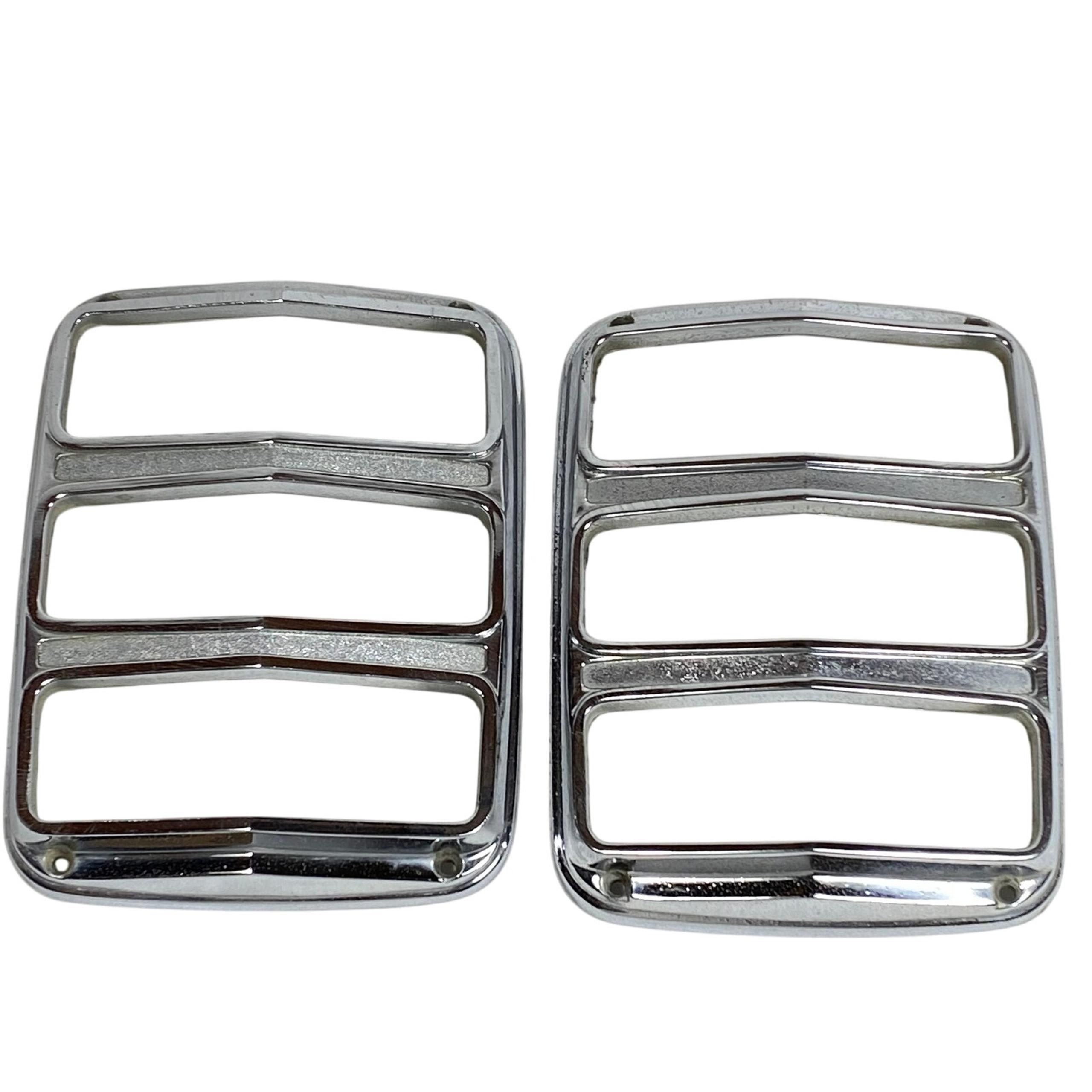 Vintage '64 '66 Ford Mustang Tail Light Bezel Set Pair C4ZB-13449-B OEM Part