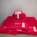 Red Holiday Juicy Couture Towel Set