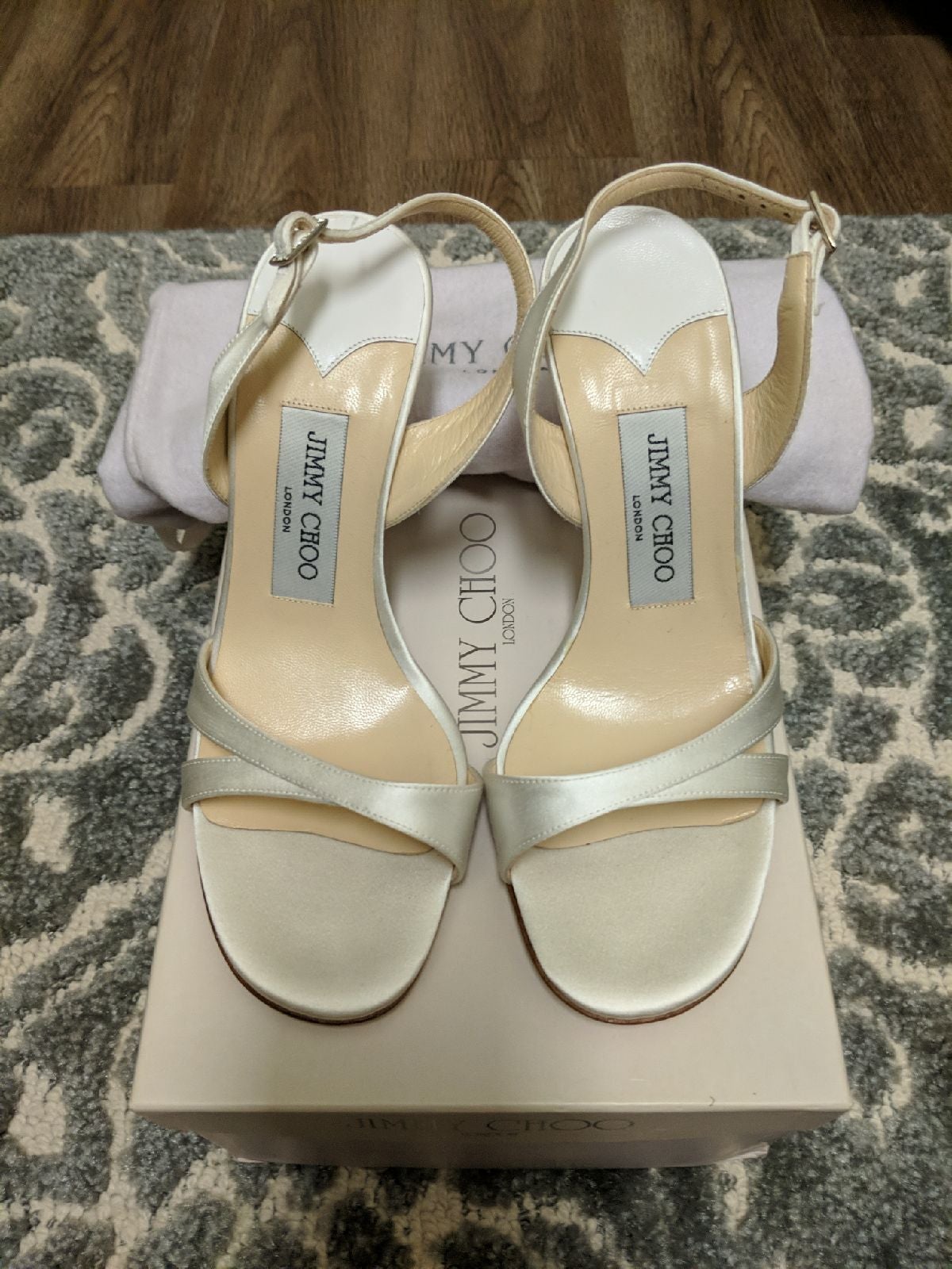 Jimmy Choo strappy shoes
