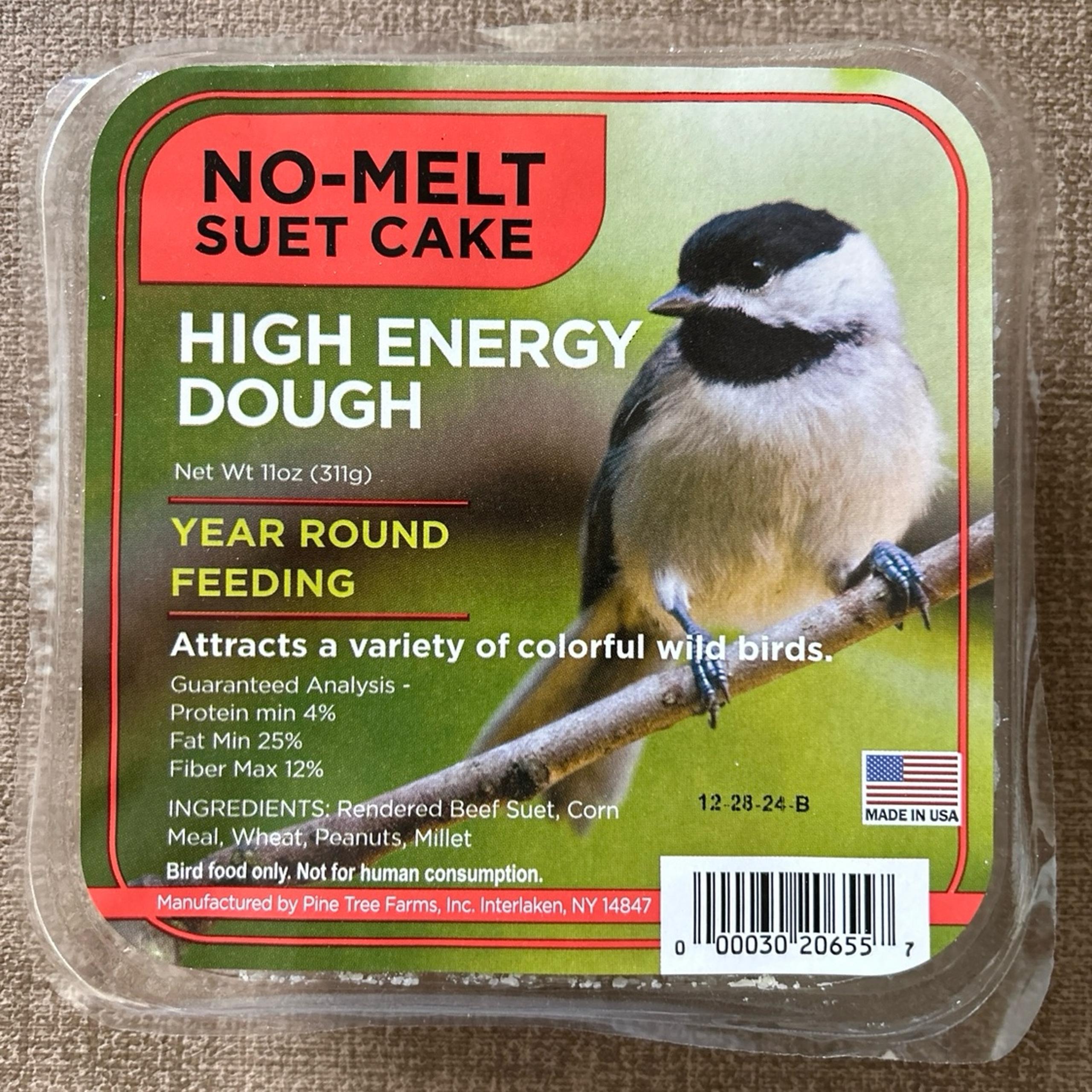 No Melt Suet Cake