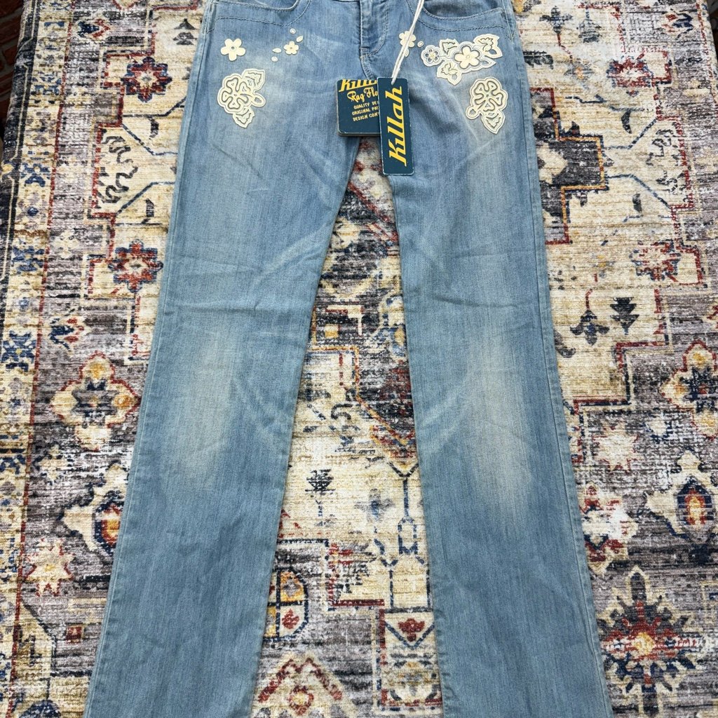 Woman's y2k style flare jeans size 28