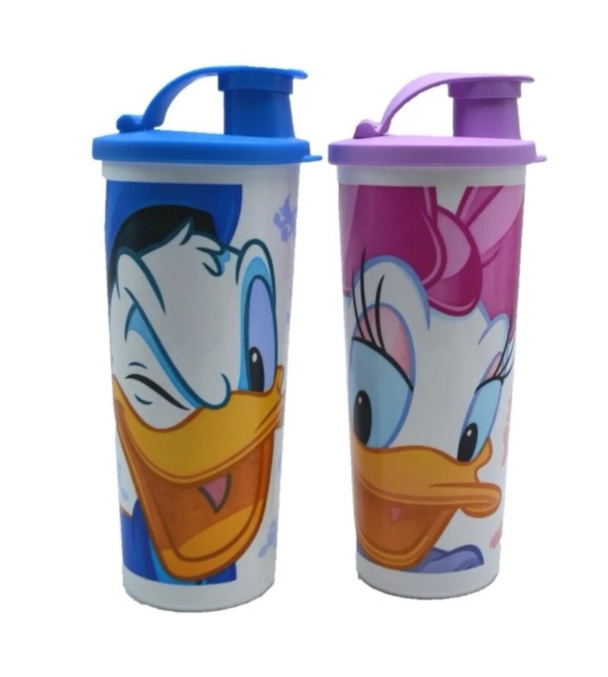 Disney Dynamic Duck Duo Tupperware Tumblers Set of two kids water bottles