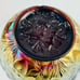 Antique Amethyst Carnival Glass Inverted Strawberry Sauce Berry Bowls