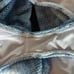 NWT Good American ALWAYS FITS ONE PIECE SWIMSUIT RIBBED BLUE INDIGO TIE Dye