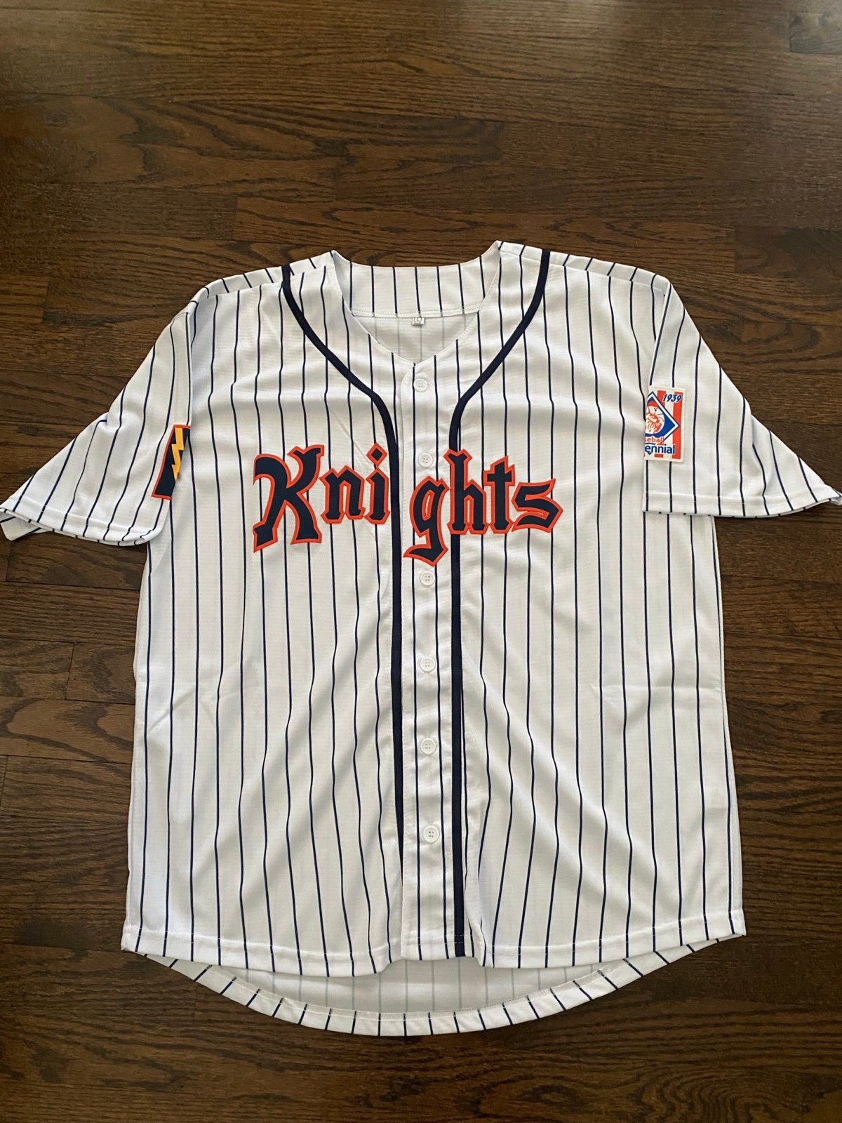 Ebbets Field New York Knights 1939 Throwback (S) - Roy Hobbs Wonderboy Large L