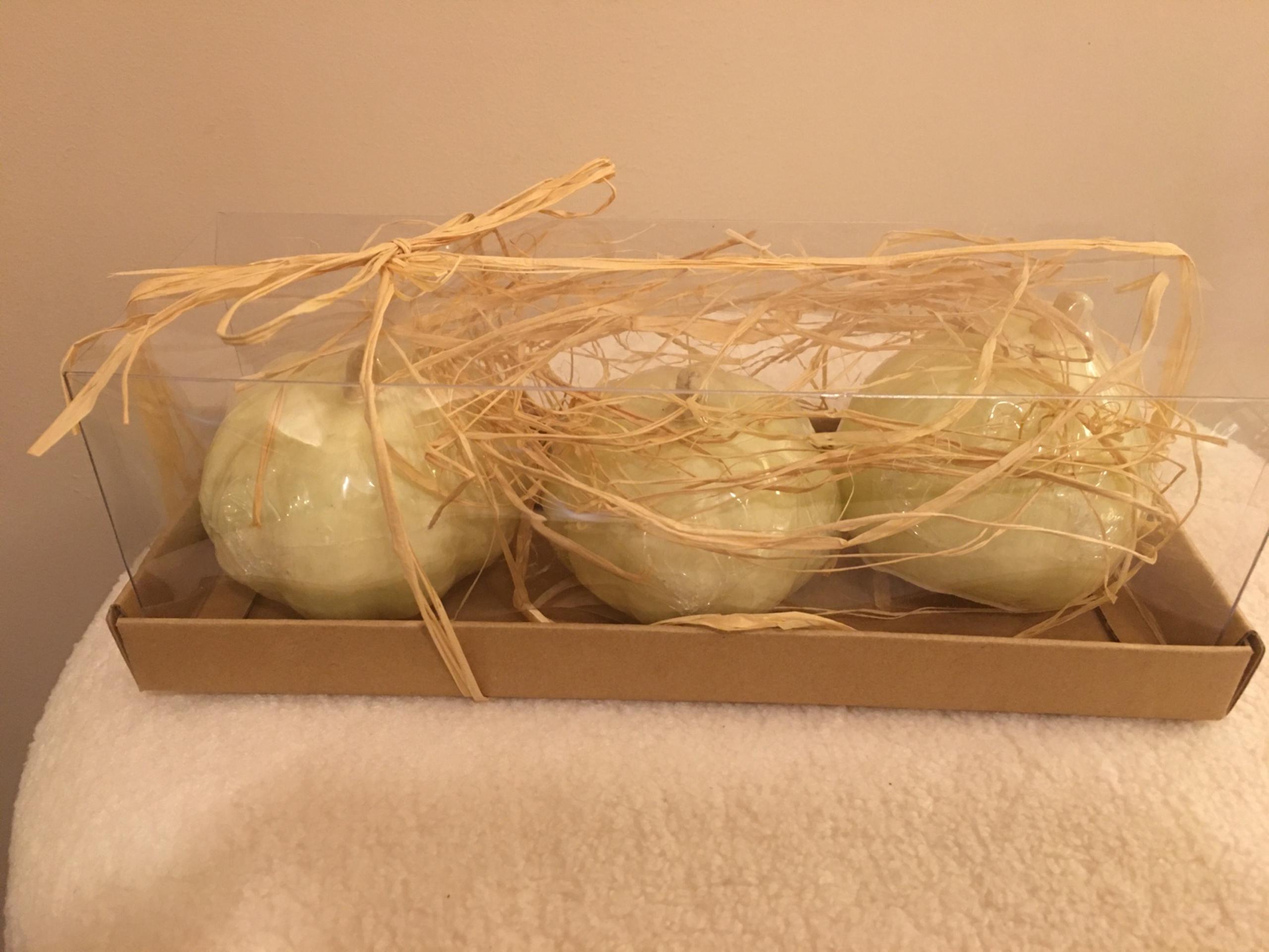 Crate & Barrel Gourd Candles