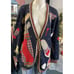 BellePointe Large Ramie Golf Club Chic GOLF Theme Ugly Sweater Cardigan