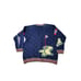 BellePointe Large Ramie Golf Club Chic GOLF Theme Ugly Sweater Cardigan