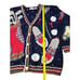 BellePointe Large Ramie Golf Club Chic GOLF Theme Ugly Sweater Cardigan