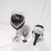 Wine holder with matching glass and shot glass. The Jim's store.