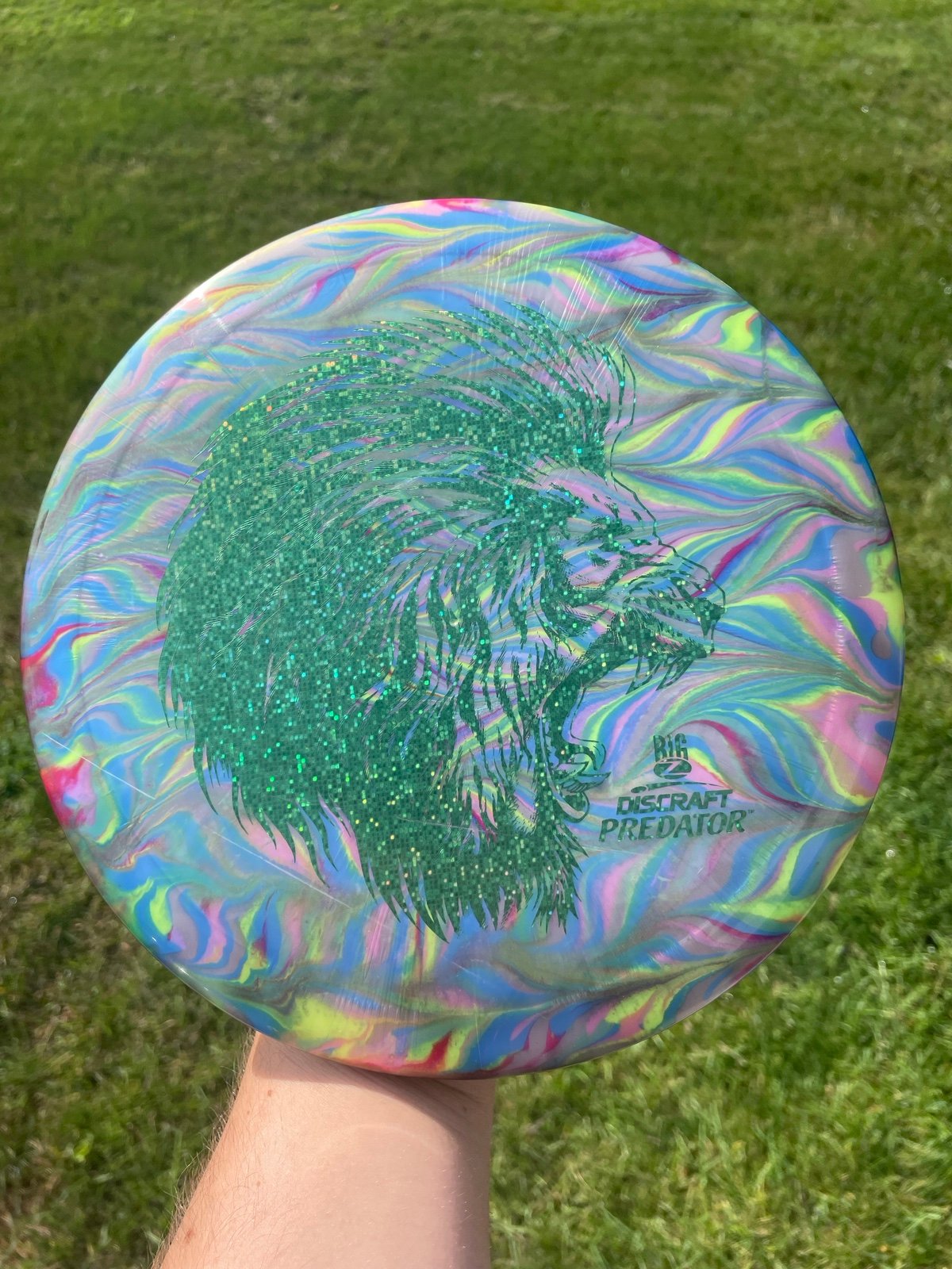 Discraft big Z predator, custom dyed, 9/10