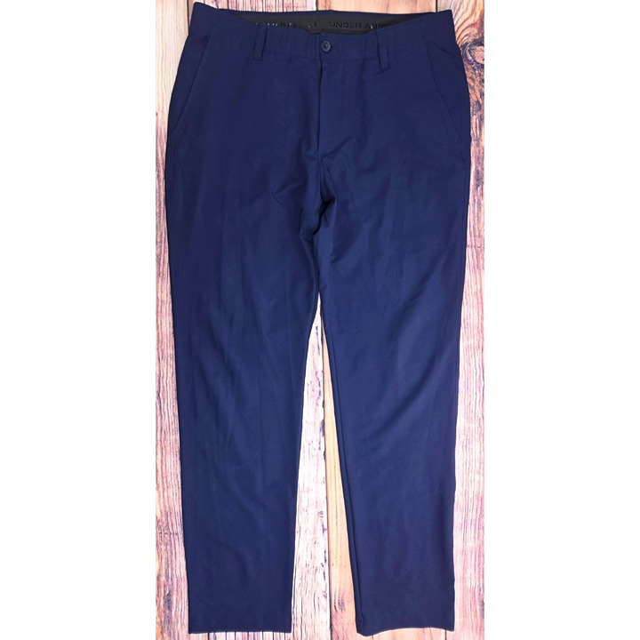 Under Armour Mens Navy Blue Performance Golf Pants Size 36 x 32