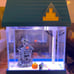 2 Gallon Cleaning Fish Tank 3 in 1 Pump with Filteration&LED Lighting