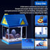 2 Gallon Cleaning Fish Tank 3 in 1 Pump with Filteration&LED Lighting