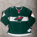 New NHL Hockey Adidas Minnesota Wild Authentic Jersey 44 Small No Name Climalite
