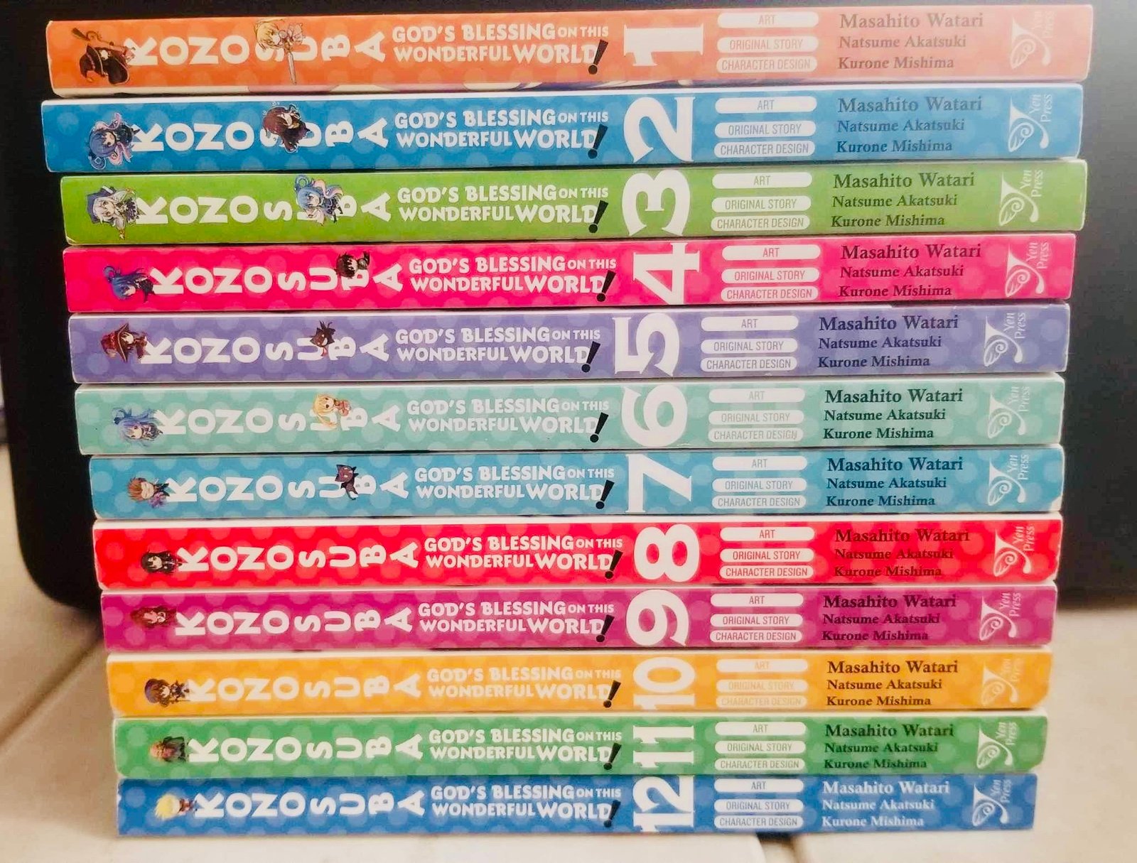 Konosuba God’s Blessing on this Wonderful World Volume 1-12 Collection