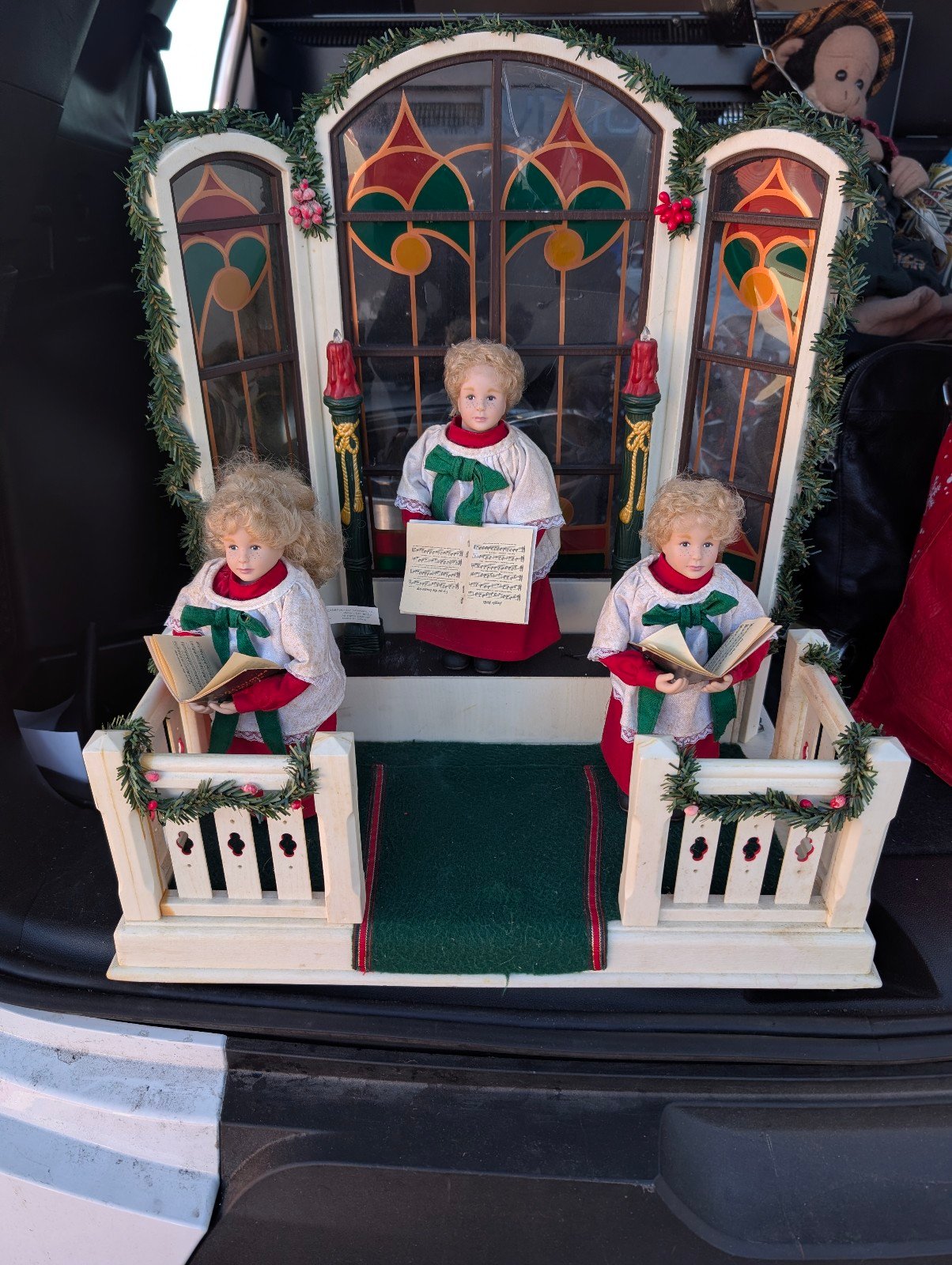 Holiday Creations Animated Musical Little Chapel Choir