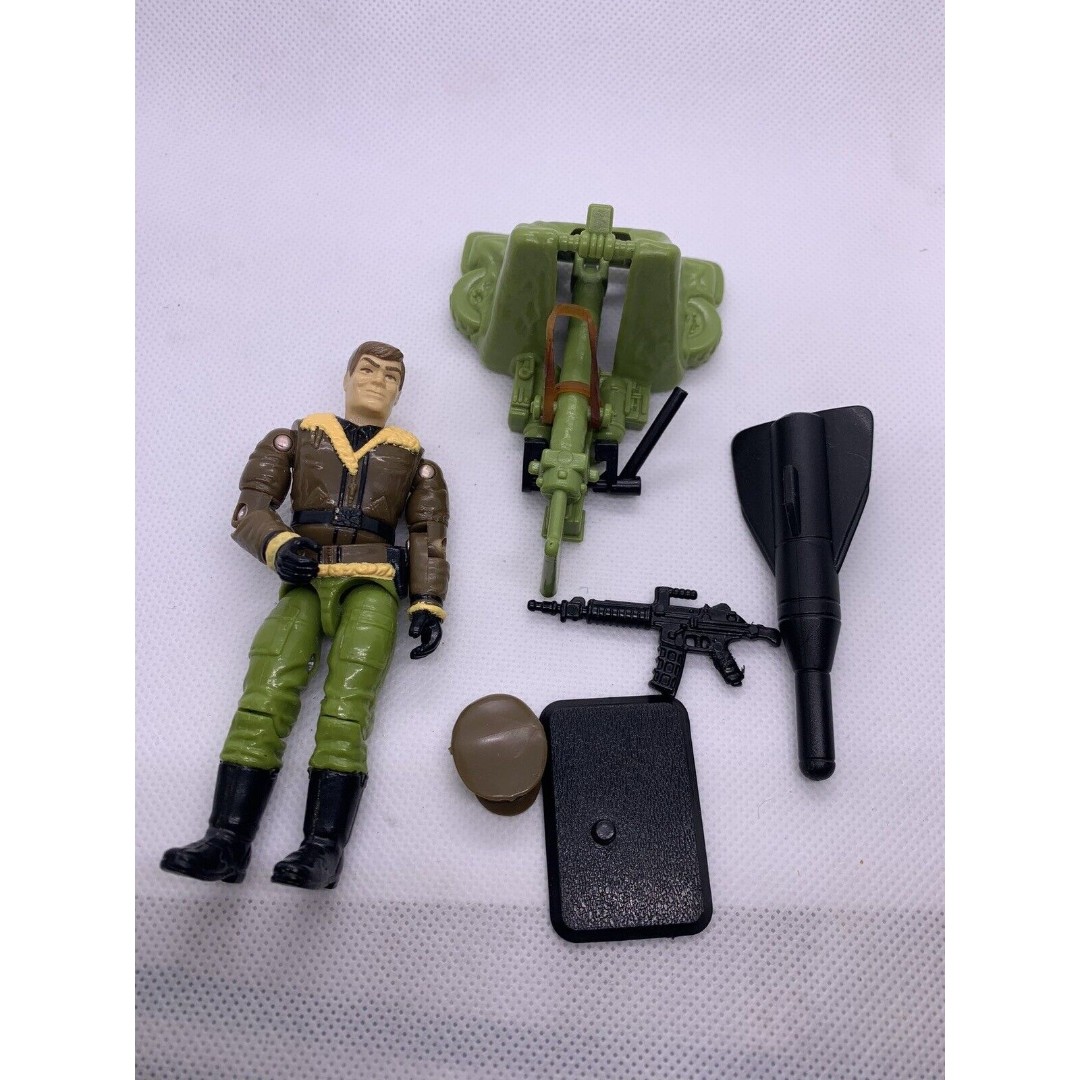 GI Joe ARAH 1992 General Flagg v1 Figure 100% Complete w/ Filecard Good Cond