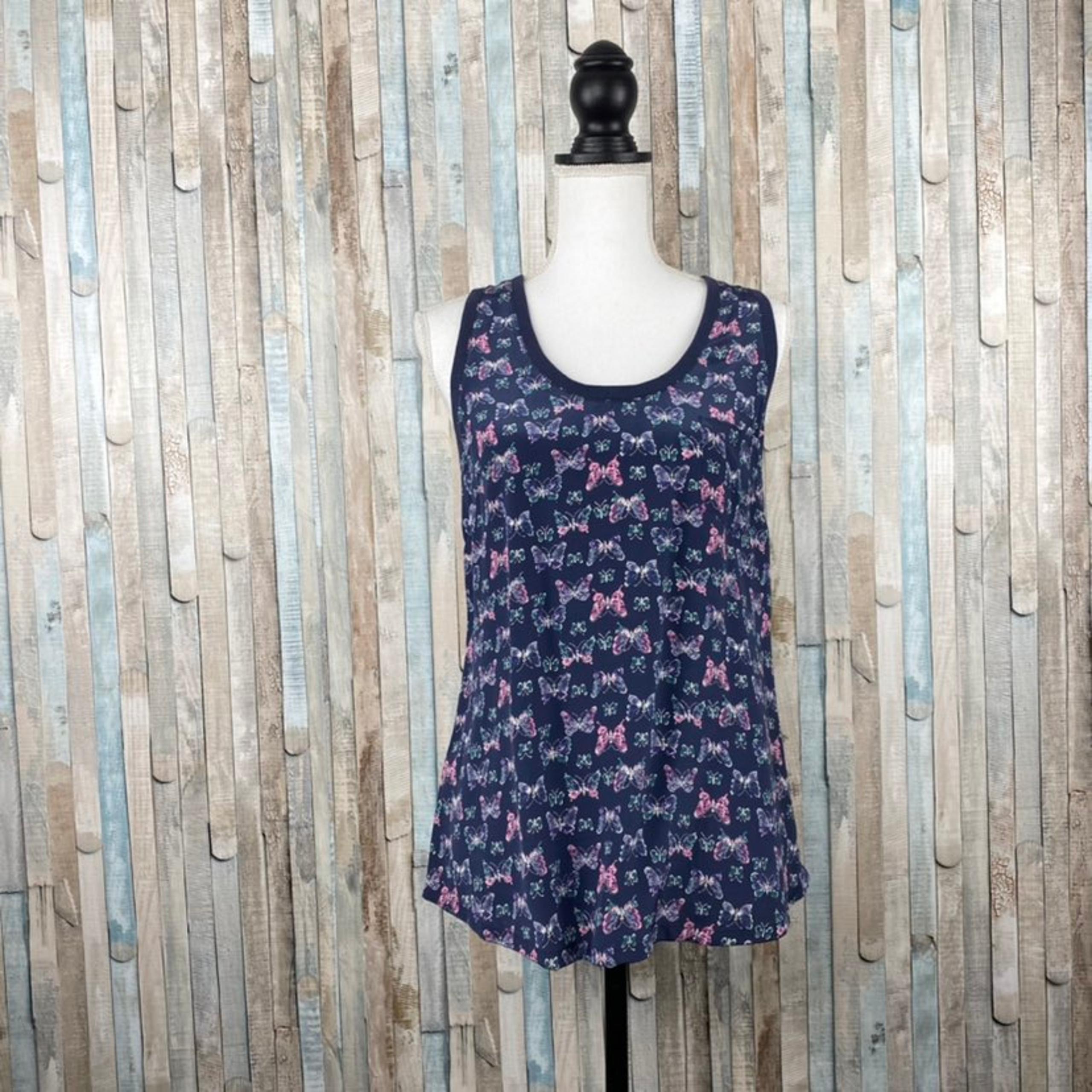 Joie S Butterfly Silk Alicia Tank Top