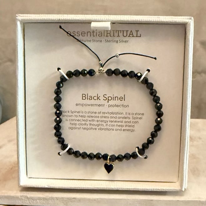 ❤️Essential Ritual Black Spinel Bracelet