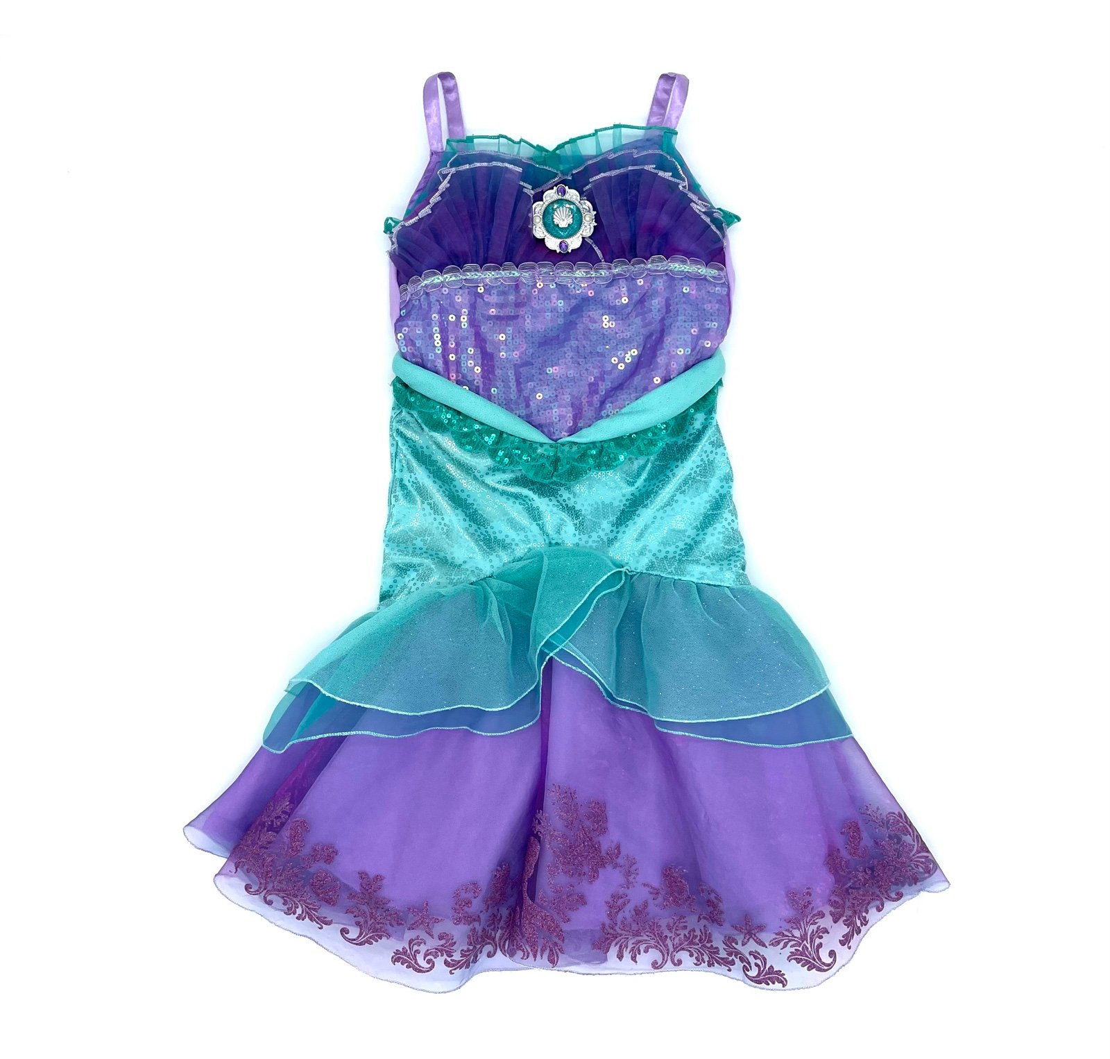 GUC Disney Store Ariel, The Little Mermaid Costume in Green 3, Halloween