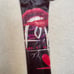 Amour by Love Los Angeles Floral Velvet Black Mesh Back Long Sleeve Top Sz 4