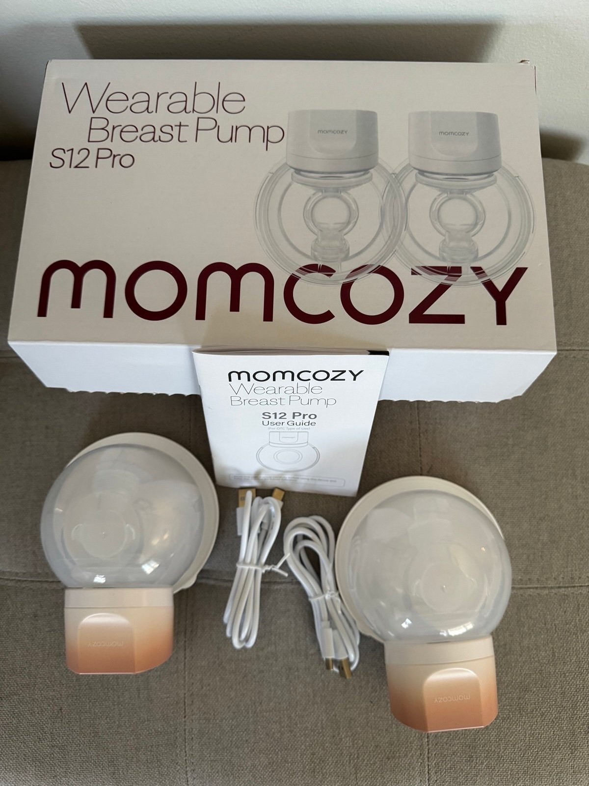 Momcozy S12 Pro Wireless Breast Pump Pink Gradient