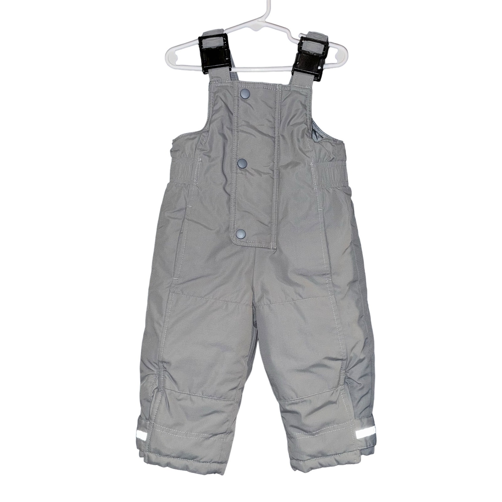 Hanna Andersson Outdoor Snow Snowsuit Bib Overalls Gray Sz 80/ 18-24 Months
