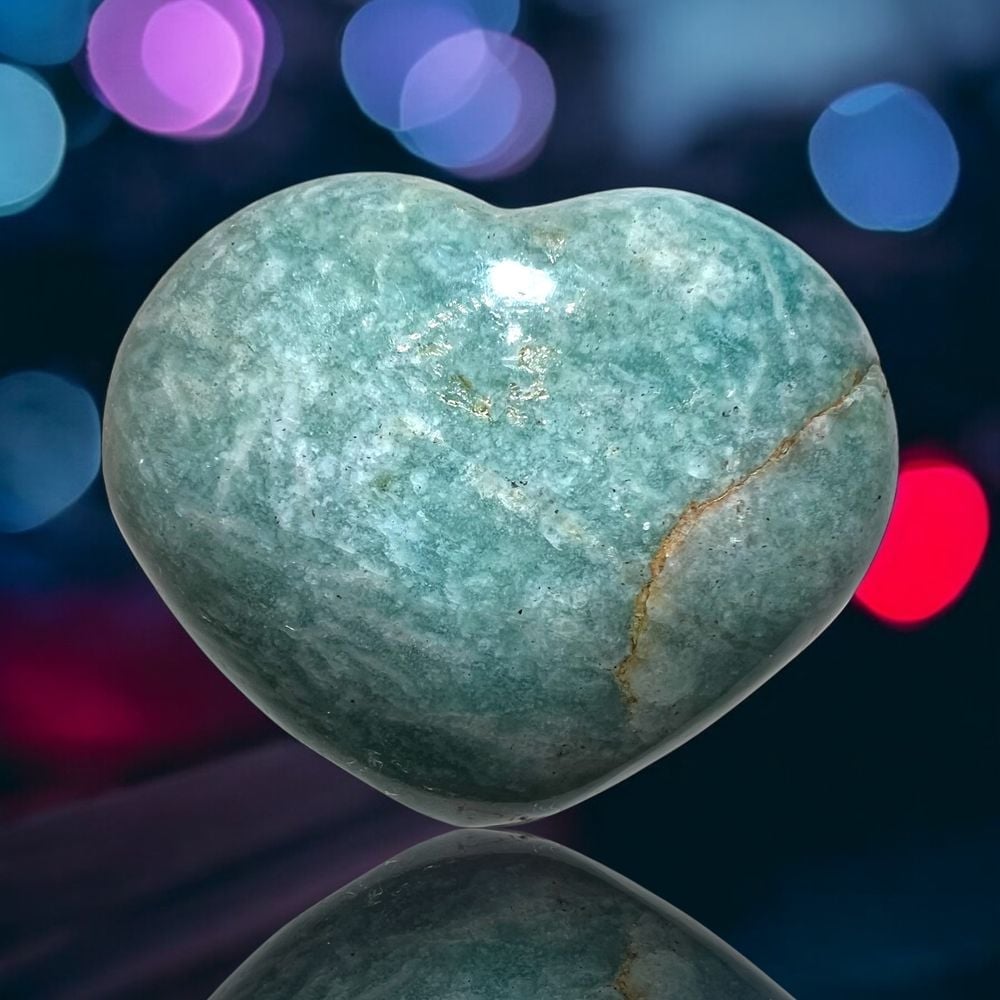 Amazonite Heart Carving (3)