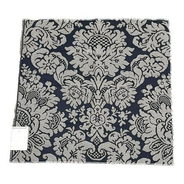 Schumacher Fabric Sample Provence Damask Onyx 100% Cotton 27” X 26” Vintage