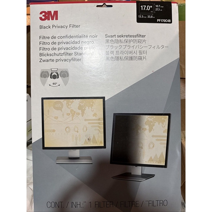 3M Privacy Filter for 17 Monitor, PF170C4B