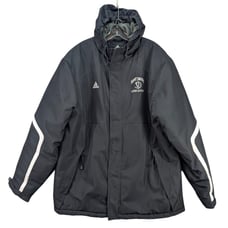 Adidas Climaproof Jacket Men's L Black Hooded Saint Davids Athletics Heavyweight