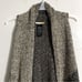 ALICE + OLIVIA Nessa Mixed-Stitch Long Cascading Cardigan Vest - Size …