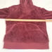 Athleta reversible sherpa maroon oversized thick heavy pullover hoodie