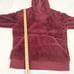 Athleta reversible sherpa maroon oversized thick heavy pullover hoodie